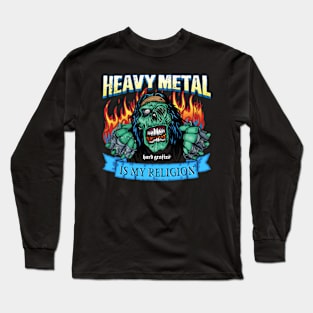 \m/ Heavy Metal \m/ by Hard Grafixs© Long Sleeve T-Shirt